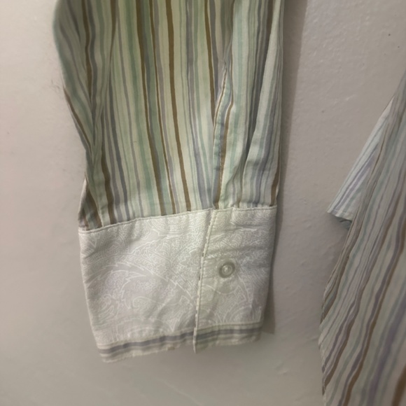 Pistol Pete Stretch Contrast Long Sleeve Shirt XL runs small Gently worn - Picture 3 of 5